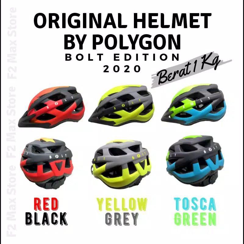 helm sepeda bolt polygon