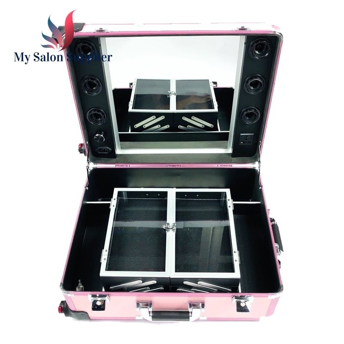 Beauty Case / Tas Kosmetik Koper Lampu LED