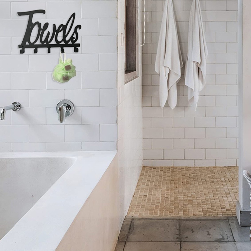 Gro Rak Holder Handuk Kapasitas Maksimal 10kg Untuk Kamar Mandi