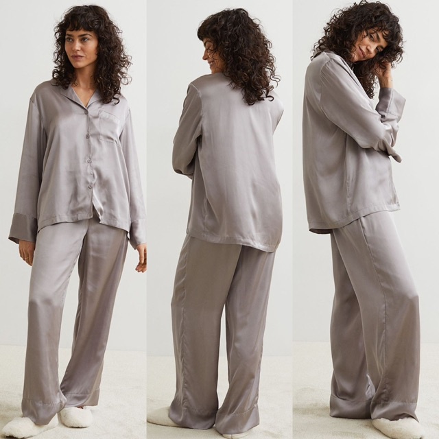 JUAL TIDAK SET HnM pajama satin set