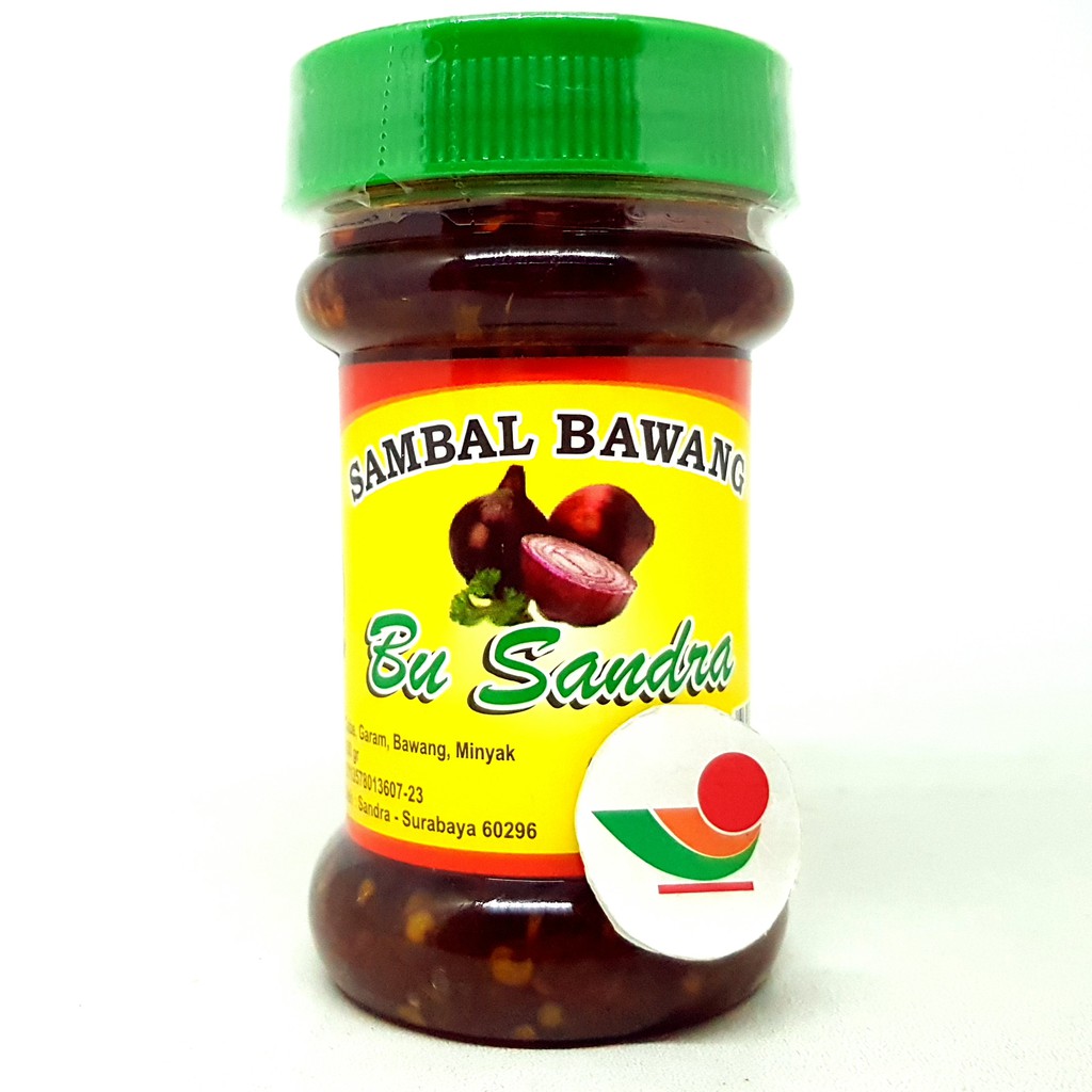 

BU SANDRA SAMBAL BAWANG 150gr | SAMBEL RUDY ASLI KHAS SURABAYA JAWA TIMUR PEDAS PEDES CABE