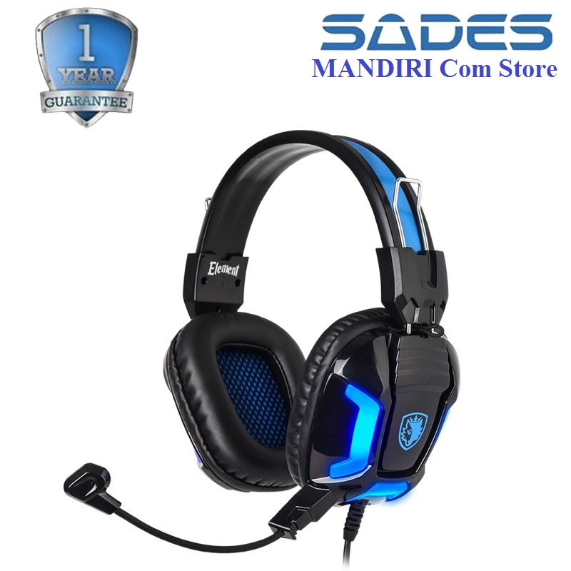 Headset Gaming Stereo Sades Element