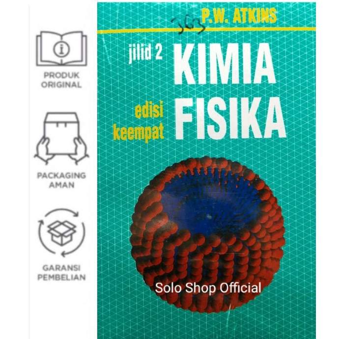 ORIGINAL FREE BUBBLE WRAP BUKU KIMIA FISIKA JILID 2 EDISI KEEMPAT 4 P W Atkins Erlangga