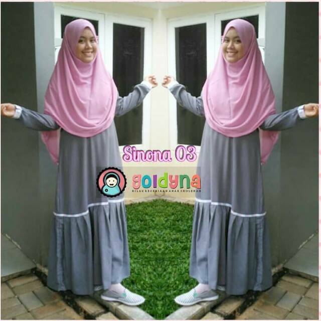 Sinona dress, gamis cantik kualitaa butik