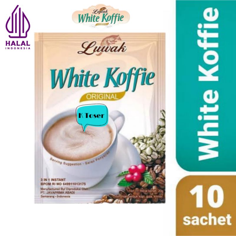 

Kopi Luwak White Coffee 20gr x 10 Sachet