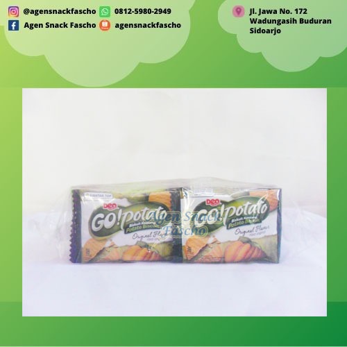 

Siantar Top Deo Go Potato/Potato Biscuit 10 gram (1 renceng isi 10 pcs)