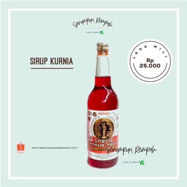 

Specie Limonade Siroop KURNIA, sirup asli Medan