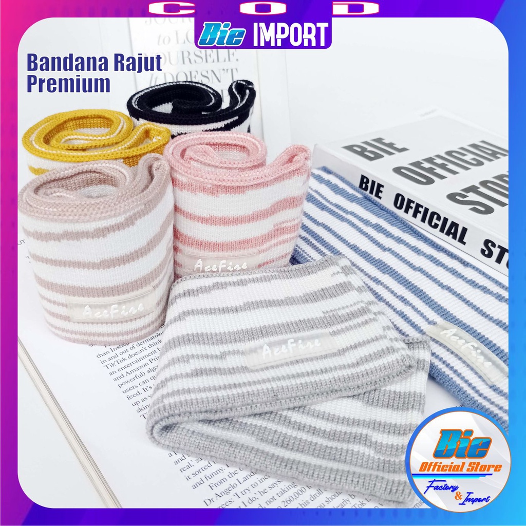 Headband Bandana Rajut Premium Impor Best Seller