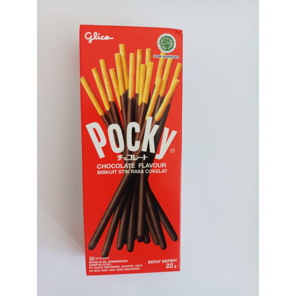 

Pocky Chocolate Flavour snack biscuit stik rasa cokelat 22 gr