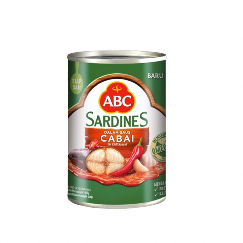 

ABC SARDINES SAUS CABAI 425GR/CAN