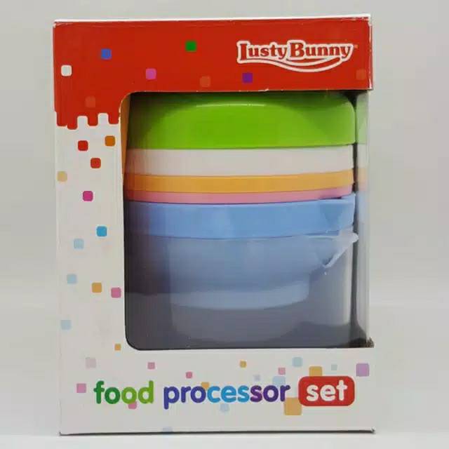 LUSTY BUNNY - FOOD PROCESSOR SET LB1374 / PENGOLAH MAKANAN MPASI BAYI