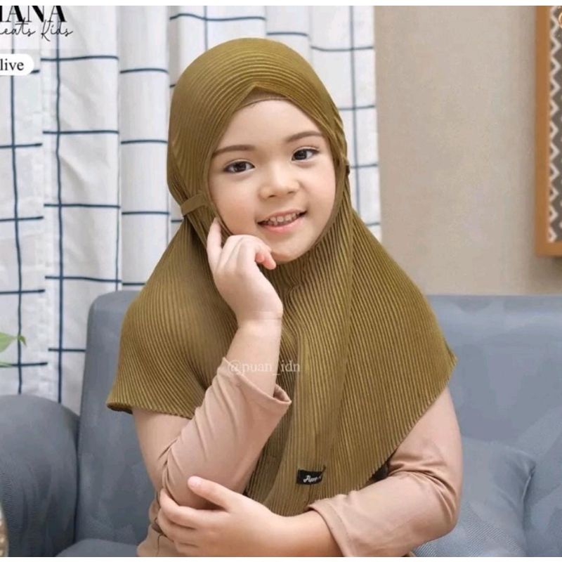 Bergo maryam plisket anak burgo full plisket diamond jilbab