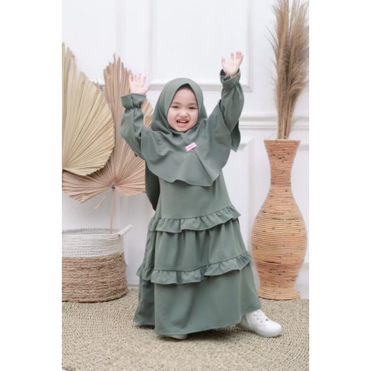 gamis Zara original Khaireen gamis premium gamis balita gamis lebaran