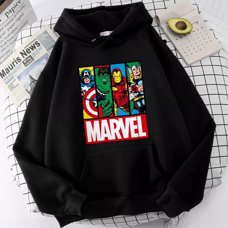 Sweater Hoodie Anak Laki Laki MARVEL Terbaru Switer Anak Laki Laki Umur 2 3 4 5 6 7 8 9 10 11 12 13 