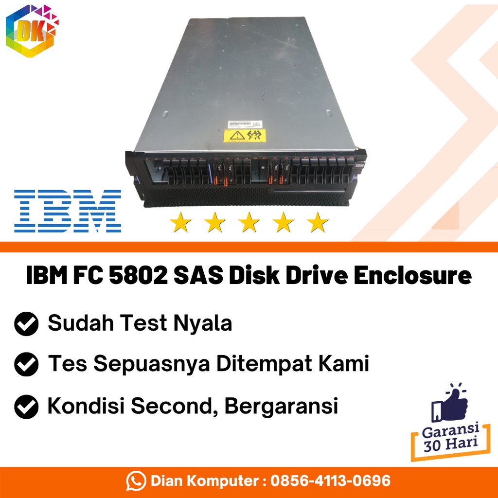 IBM FC 5802 SAS Disk Drive Enclosure Normal