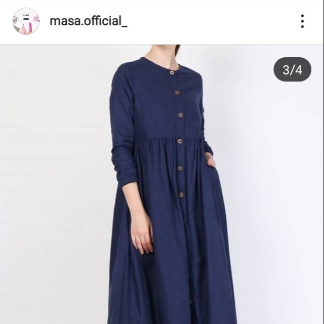 Classic linen dress brand masa_official (New)