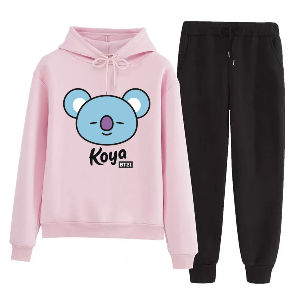 Bess - Setelan Set Jogger Wanita / Setelan Set Hoodie TOYA TT