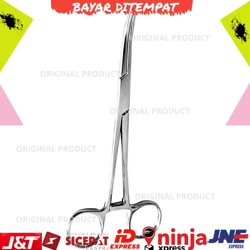 

Bayar Ditempat Kitbakechen Gunting Operasi Medis Hemostat Elbow 12.5cm - GJ01168