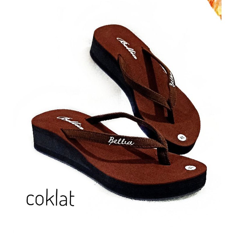 SANDAL WANITA SANDAL JAPIT  SANDAL WANITA WEDGES SANDAL Jepit WANITA (KODE BELIA)