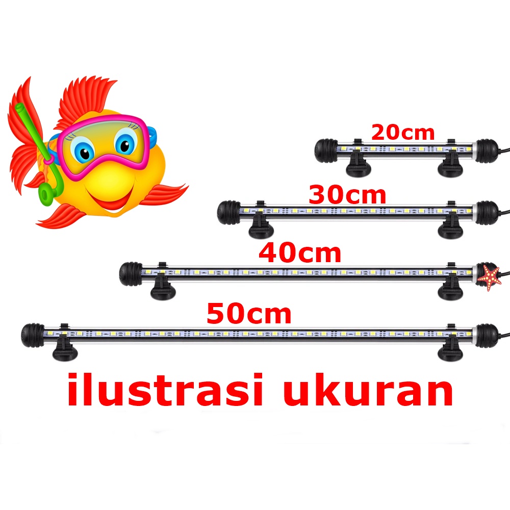 LAMPU LED CELUP T4 30 cm 30cm Lampu led celup aquarium aquascape