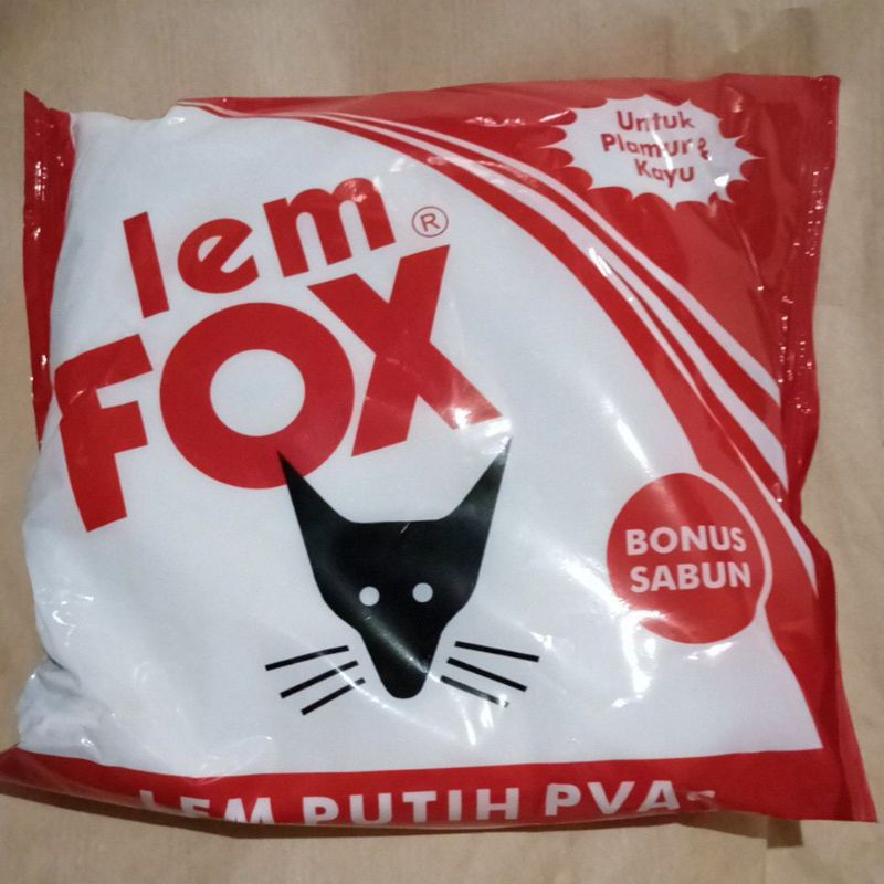 

lem fox lem kertas putih