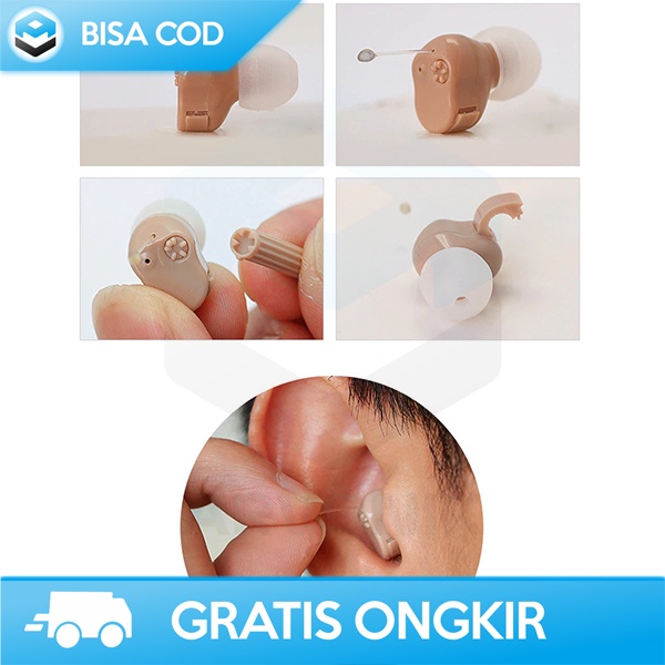 EARBUDS ALAT BANTU PENDENGARAN TELINGA BY CAREVAS JZ-1088H1 ORIGINAL