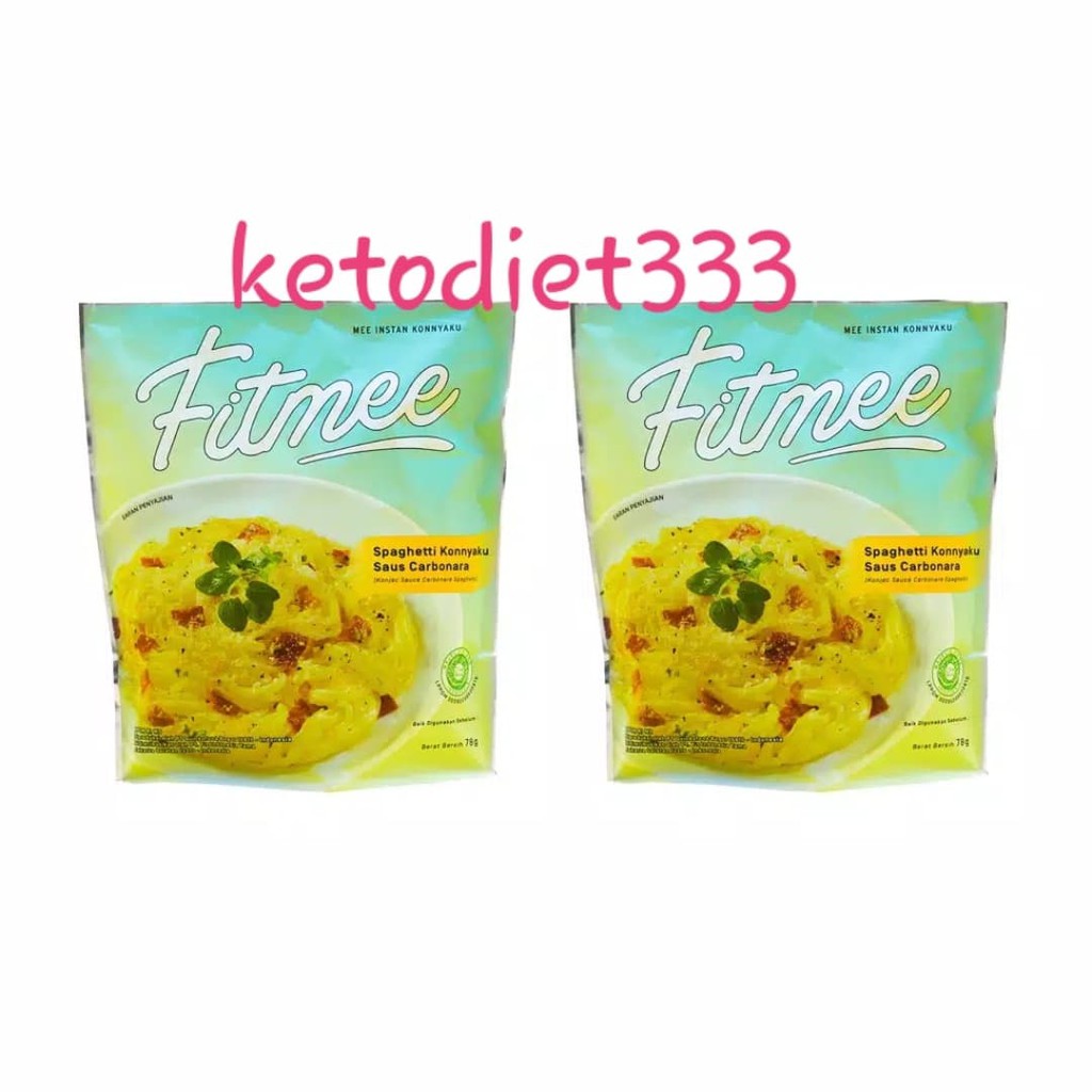 

PROMO FIT MEE MIE SHIRATAKI VARIAN CARBONARA / AYAM BAWANG LOW TERMURAH