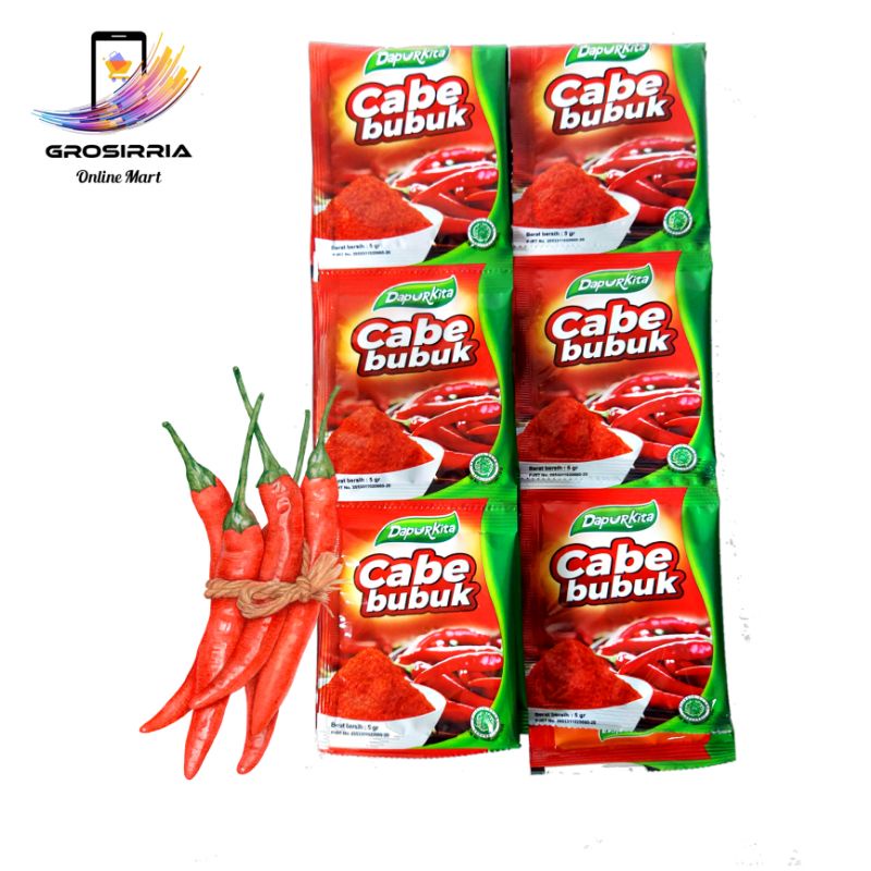 

Dapurkita Cabe Bubuk 5gr (12 Pcs)