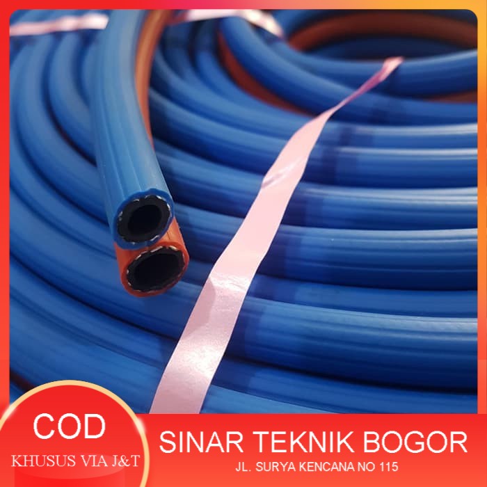 Tomeco Selang Double untuk Las Gas Karbit twin welding rubber hose
