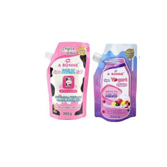A bonne spa milk salt 350gr & Abonne salt spa yogurt 350gr  /Abonne spa /A bonne spa milk salt /Spa 