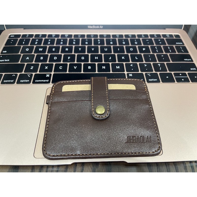 ORIGINAL JINBAOLAI DOMPET KARTU MINI BAHAN KULIT PU / SINTETIS