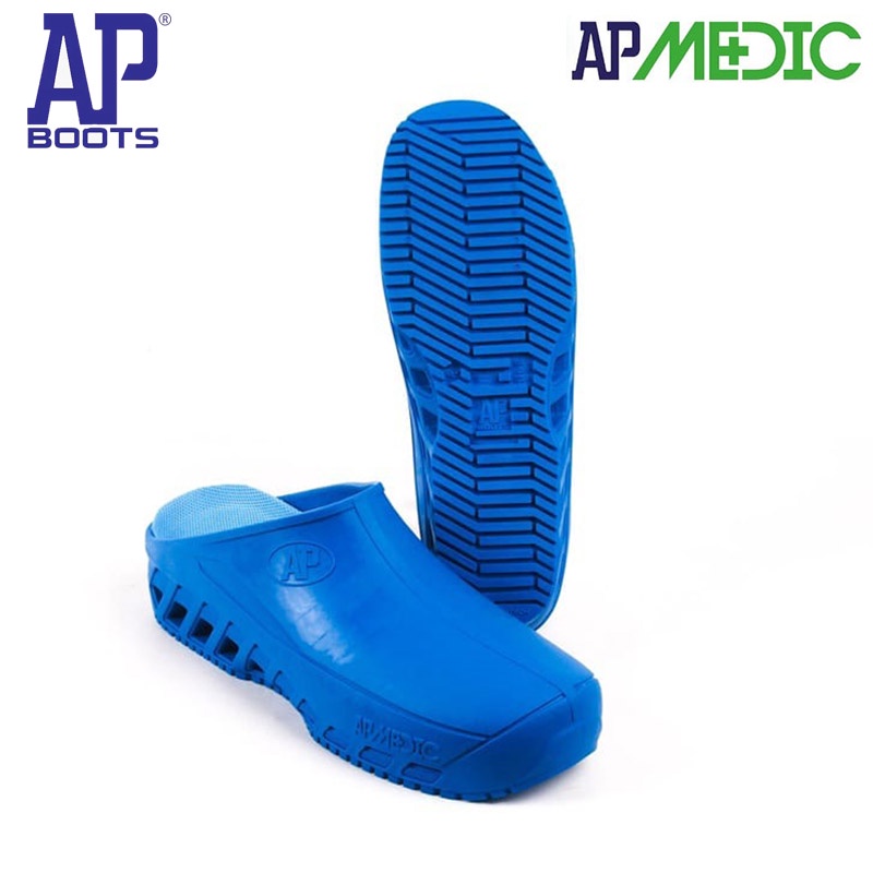 AP BOOT AP MEDIC Sepatu Sandal Medis Karet PVC APD Nakes Klinik Sandal Boot Medis Karet