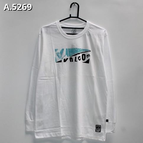 Kaos Volcom - Lengan Panjang A-5269 Kaos Keren | Tshirt | Distro | Baju Murah