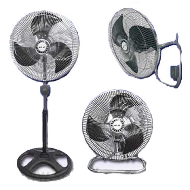 Kipas Angin 3in1 Stand Fan / Desk Fan / Wall Fan 18 Inch IST 1851 SEKAI