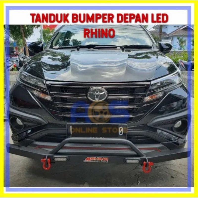 TANDUK BUMPER DEPAN LED RHINO ALL NEW RUSH