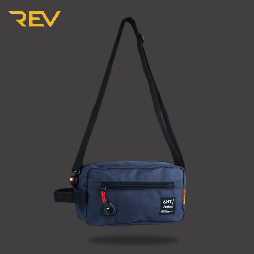 Rev Handbag Pouch Pria - Clutchbag - Tas 2in Pria Wanita - Tas Selempang Unisex Premium Quality navy