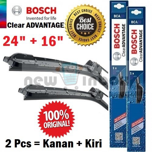 Jual WIPER DEPAN TOYOTA KIJANG INNOVA BOSCH CLEAR ADVANTAGE 24" + 16