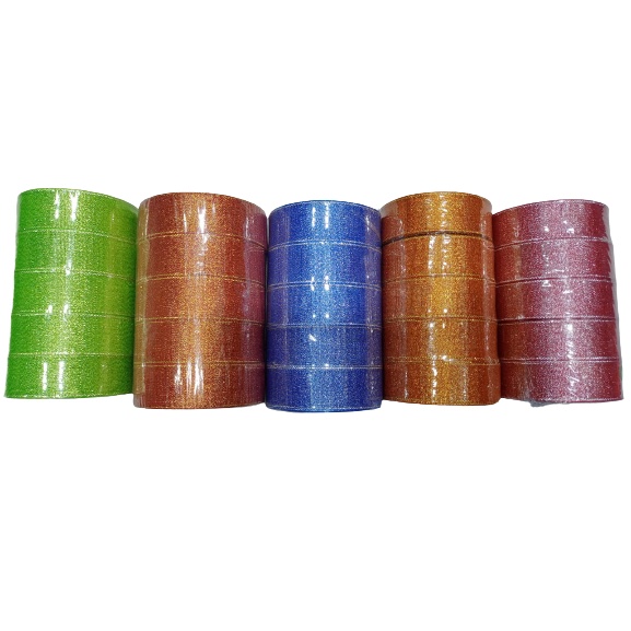 

Pita perak pita silver /Gold /Emas 1 inch Per Roll