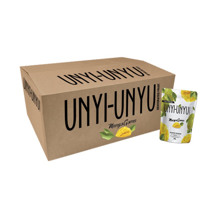 

UnyiUnyu Dehydrated Fruit Mango Goma 50 Gr – 1 Karton 24 Pcs