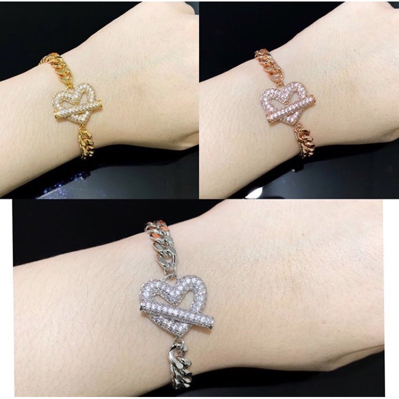 Gelang Titanium Vier Diamond