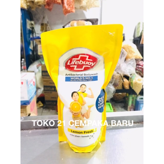 Jual Lifebuoy Lemon Fresh Refill Ml Kuning Sabun Mandi Cair