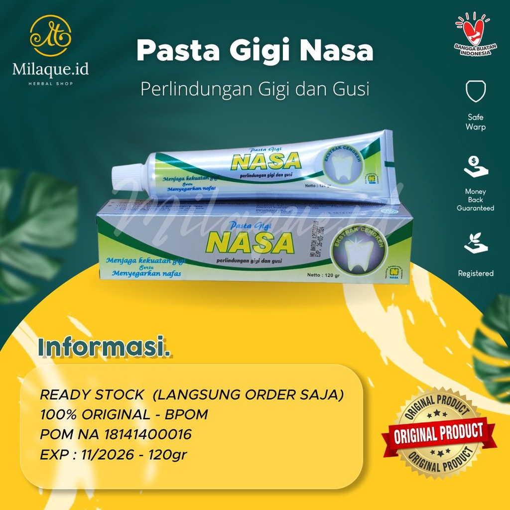 Pasta Gigi Nasa / Pasta Gigi / Odol Nasa