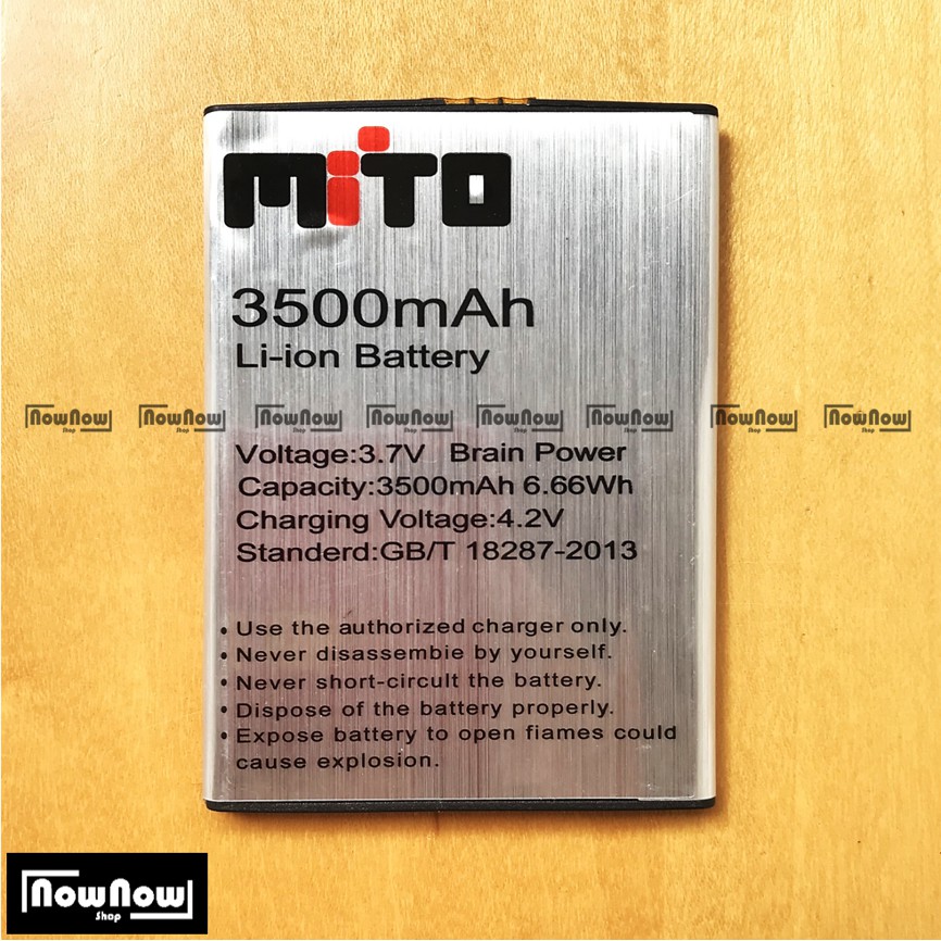 Baterai Mito A16 Full View BA-000136 Original Double Power Batre Batrai HP BA00136