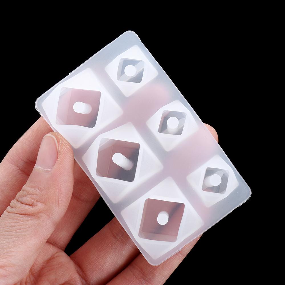 Preva Manik-Manik Berlian Manik-Manik Cetakan Silikon Ornamen Kerajinan DIY Epoxy Resin Membuat Perhiasan Alat
