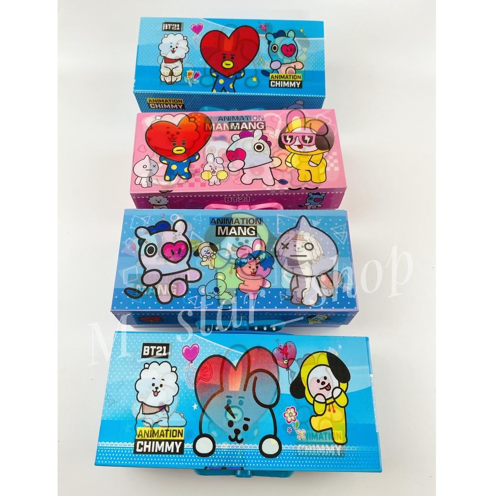 

Big Sale❆↓ kotak pensil KODE 3 TINGKAT metalik 3dimensi/3D3susun/pencil case password/kotak pin/karakter anak Q93 ❈