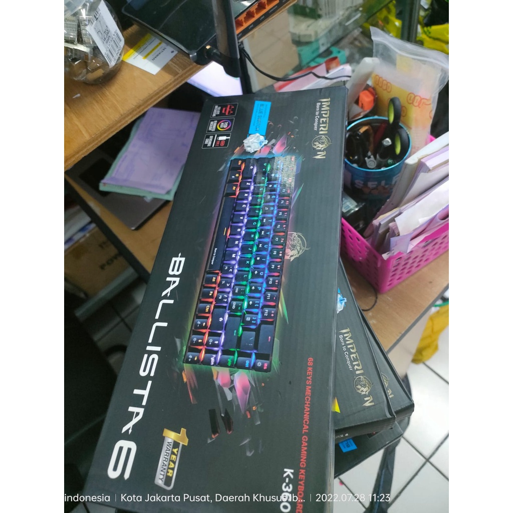 imperion Ballista 6 k-360 MINI MECHANICAL KEYBOARD blue switch