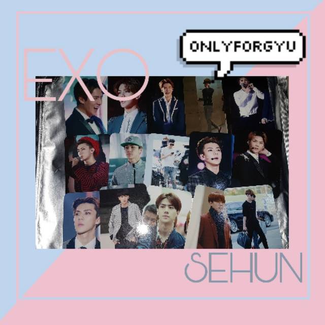EXO SEHUN PHOTOCARD SET [ from fansite ]