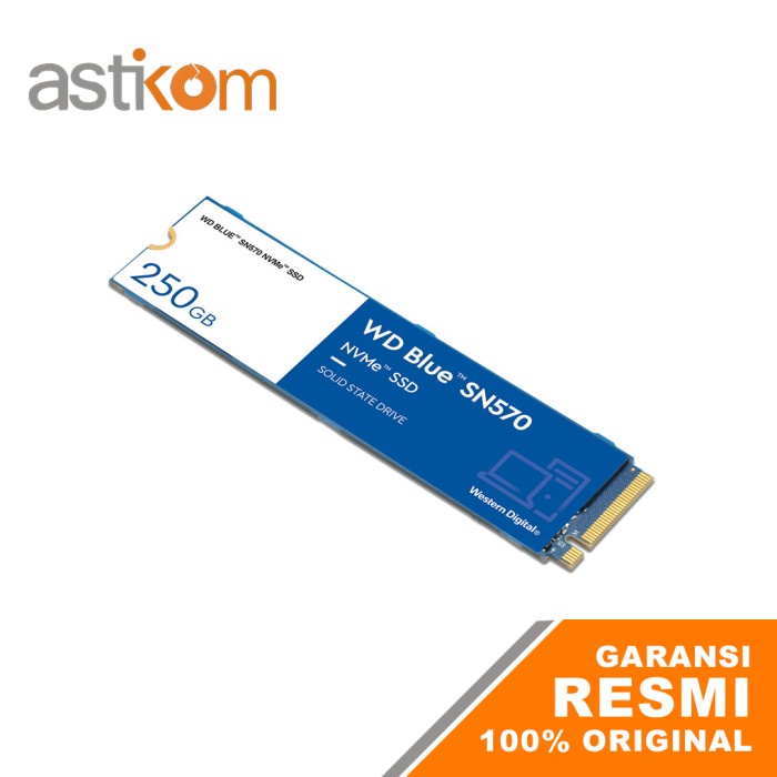 SSD WD Blue SN570 250GB NVMe M.2 2280 3300 Mb/s WDS250G3B0C