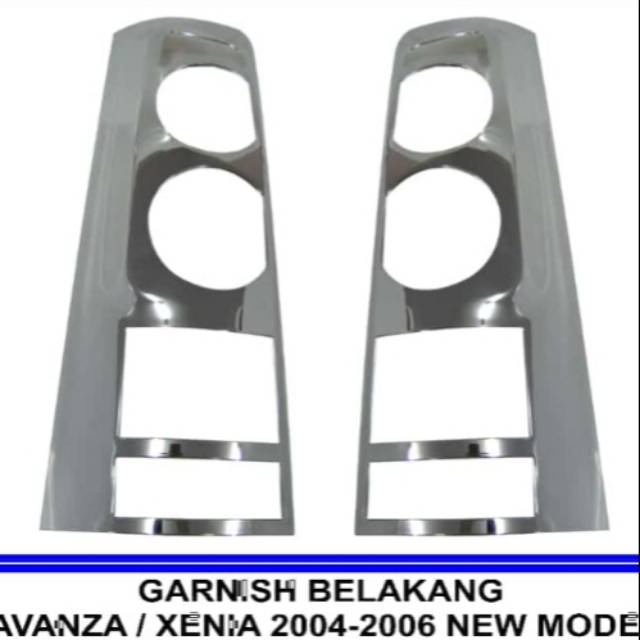 GARNISH BELAKANG AVANZA DAN XENIA 2004 - 2006