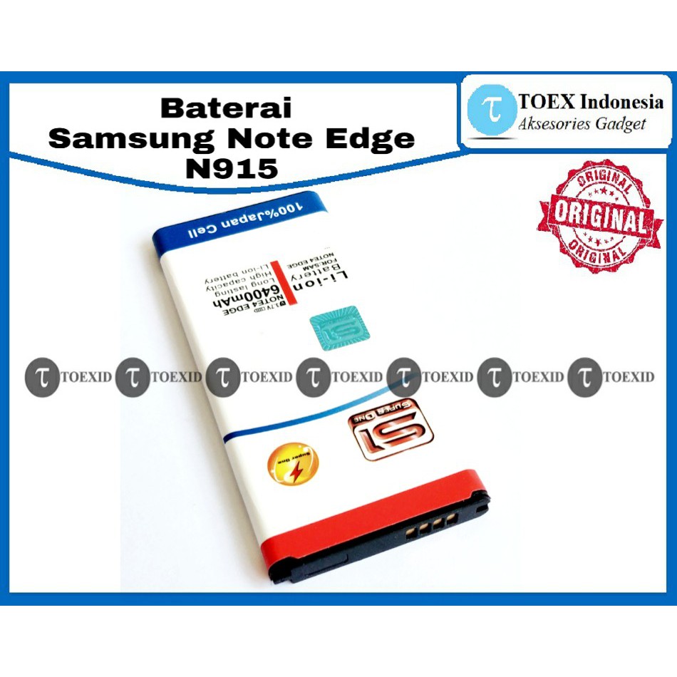 Baterai Samsung Note Edge N915 - Batre Batrai Double Power IC - Battery Super One Original